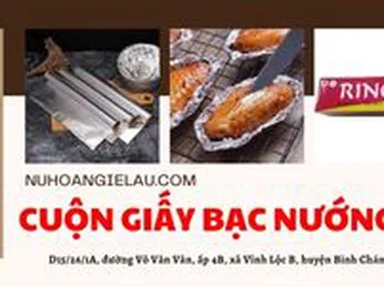 Một số kích thước cuộn giấy bạc nướng size lớn