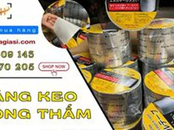 Phân phối băng keo chống thấm giá rẻ nhất tại TPHCM