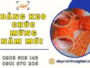 Nhận sỉ số lượng lớn băng keo CHÚC MỪNG NĂM MỚI rẻ