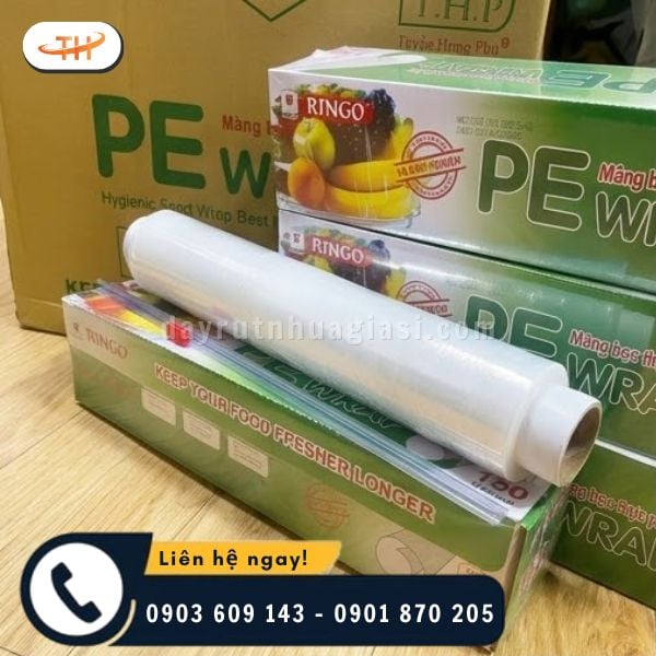 Tổng kho Thu Hồng là nơi sỉ màng bọc thực phẩm PE Wrap 30cm x 150m giá tốt nhất Tổng kho Thu Hồng là nơi sỉ màng bọc thực phẩm PE Wrap 30cm x 150m giá tốt nhất