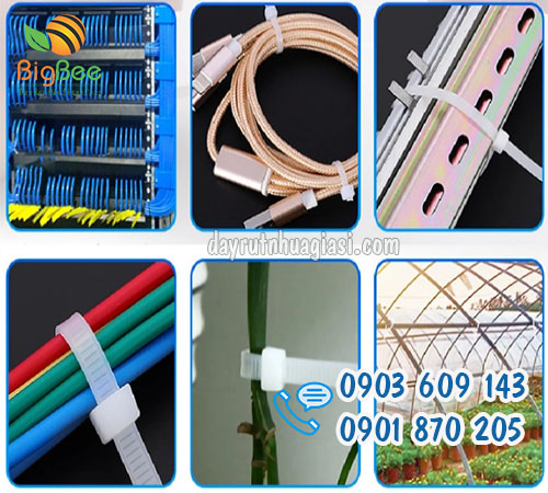 Ứng dụng của dây rút nhựa giá sỉ rẻ