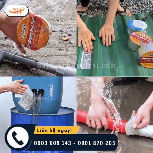Ứng dụng linh hoạt của băng keo chống thấm Ứng dụng linh hoạt của băng keo chống thấm