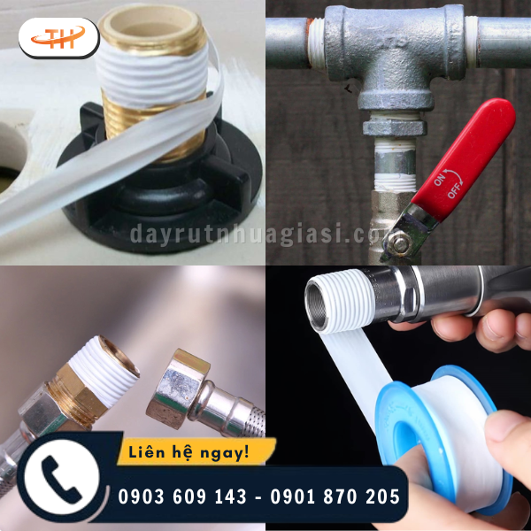 Ứng dụng phổ biến của băng keo PTFE Ứng dụng phổ biến của băng keo PTFE