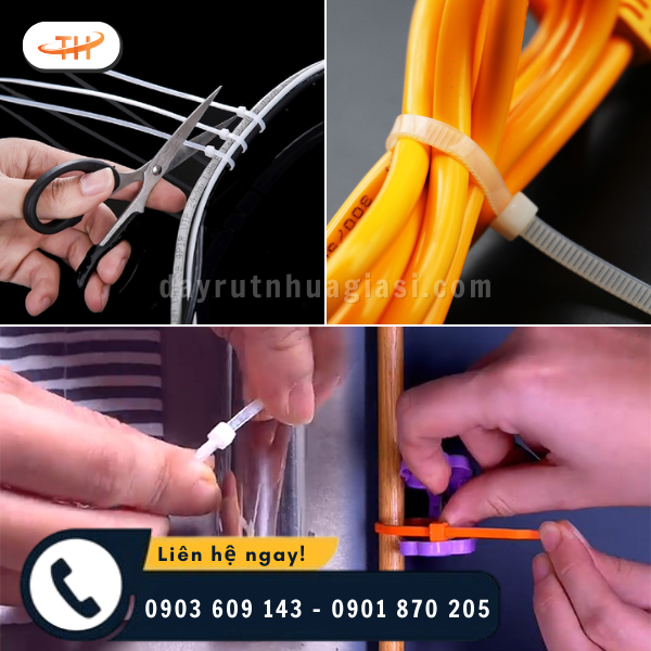 Ứng dụng thực tế của lạt nhựa đủ màu Ứng dụng thực tế của lạt nhựa đủ màu