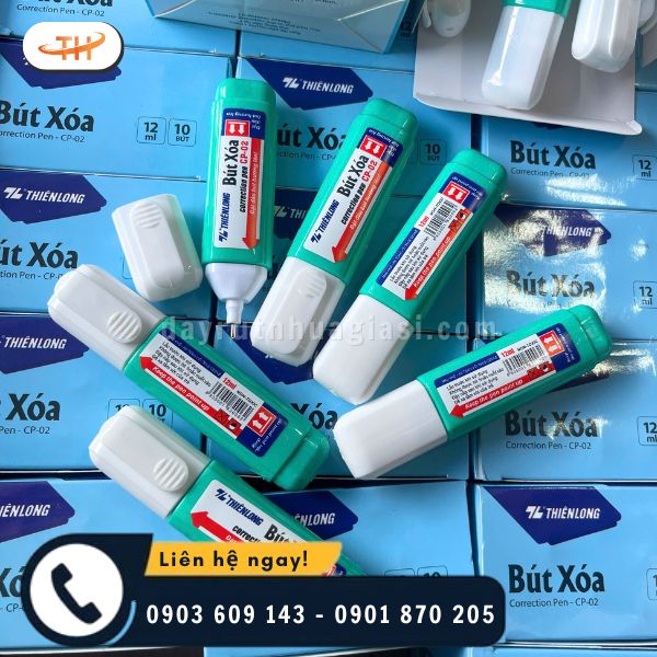 Ưu điểm nổi bật của bút xoá nước Thiên Long Ưu điểm nổi bật của bút xoá nước Thiên Long