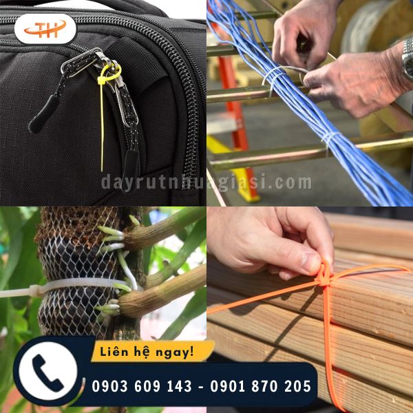 Ưu điểm vượt trội của dây rút nhựa Ưu điểm vượt trội của dây rút nhựa