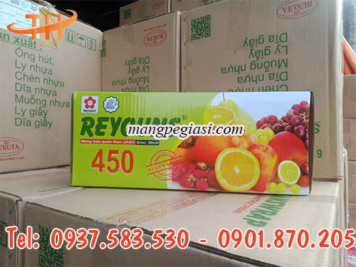 Màng bọc thực phẩm trắng trong sạch sẽ