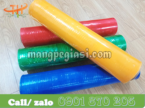 Các cuộn màng pe màu khổ 50cm trọng lượng 3kg * lõi 200gr