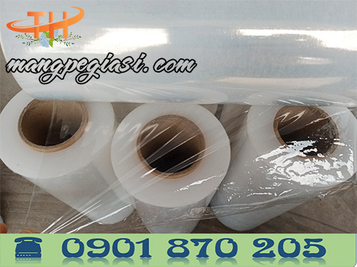 Màng pe trong suốt, dai, khó rách, độ kéo giãn tốt