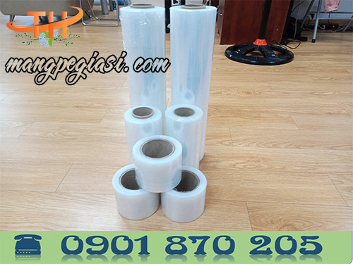 Các kích cỡ màng pe quấn hàng trong suốt