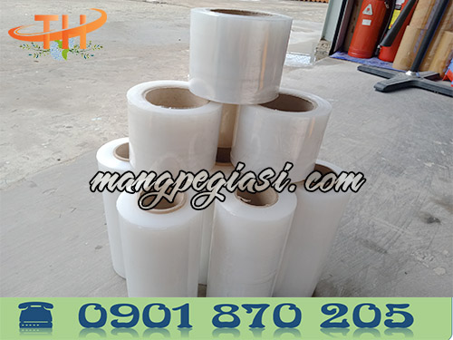 Màng pe trong suốt khổ 10cm & khổ 25cm