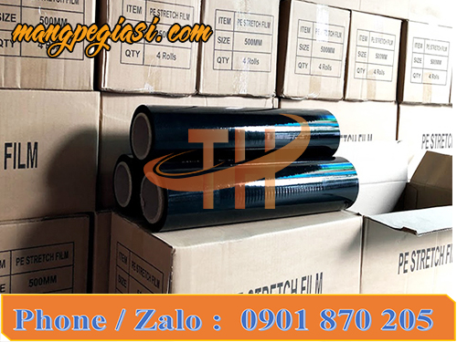 Màng pe đen khổ 50cm * 3kg2 * lõi 300gr