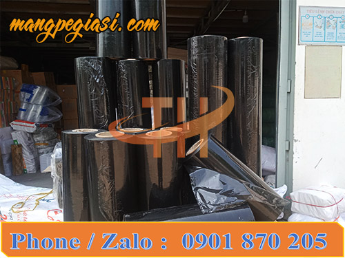 Màng pe quấn pallet màu đen nhiều kích cỡ