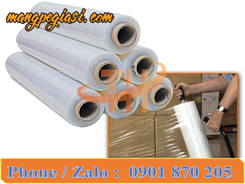 Màng pe quấn máy khổ 50cm * 3kg5 * lõi 300gr