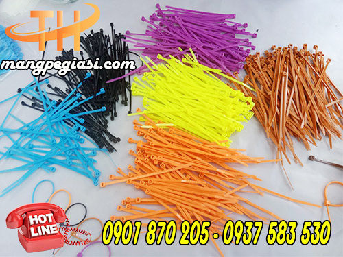 Dây rút nhựa nhiều màu 1 tấc