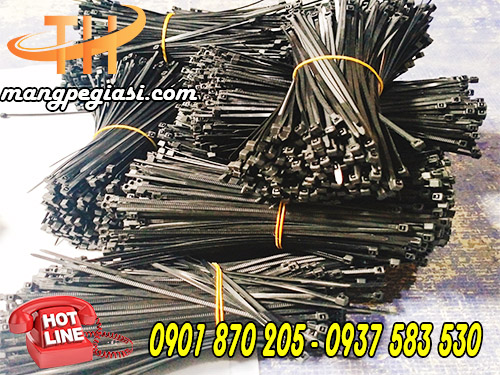 Dây rút nhựa đen 3 tấc