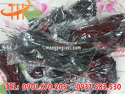 Đạn xỏ nhựa 5 inch đen