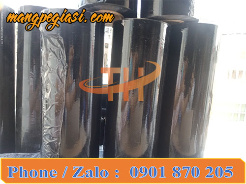 Cuộn màng pe đen quấn tay khổ 25cm