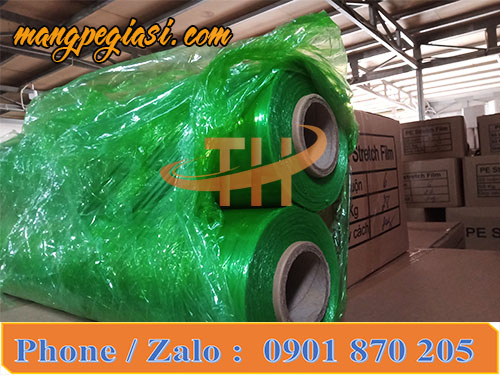 Cuộn màng pe màu xanh lá khổ 50cm