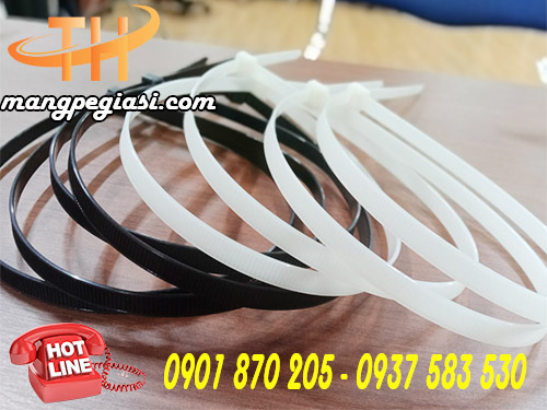 Dây rút nhựa, lạt nhựa 5 tấc