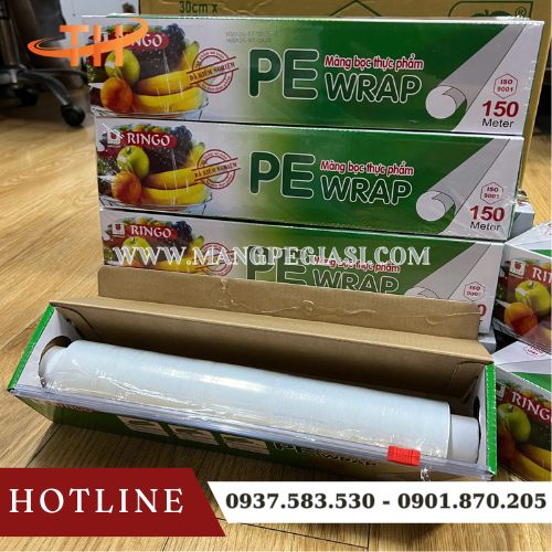 Màng bọc thực phẩm Ringo PE150 chính hãng Màng bọc thực phẩm Ringo PE150 chính hãng