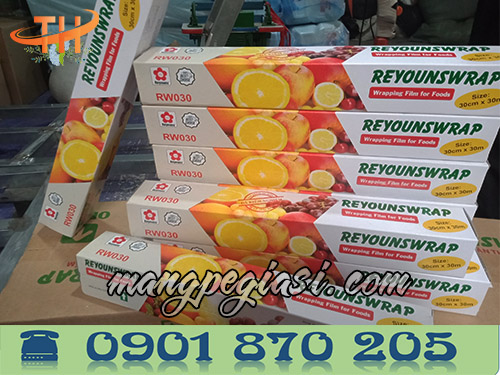 Màng bọc thực phẩm cỡ nhỏ 30cm * 30m 24 cuộn/ thùng
