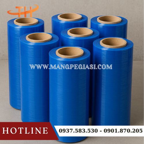 Màng PE màu xanh nổi bật bắt mắt Màng PE màu xanh nổi bật bắt mắt