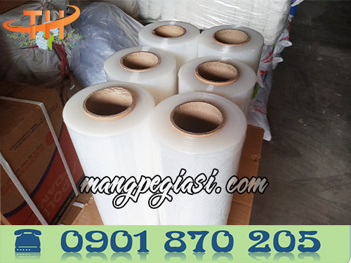 Cuộn màng pe trong suốt khổ 25cm