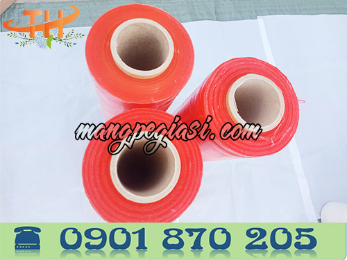Cuộn màng pe đỏ khổ 50cm * 3kg * lõi 200gr