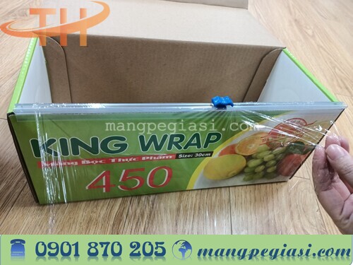 Dễ dàng thao tác bọc thực phẩm với dao cắt