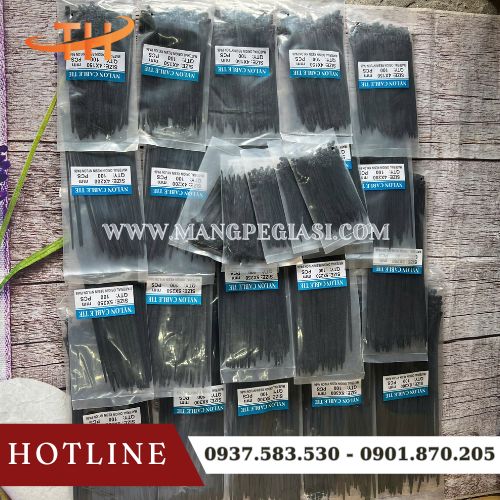 Dây rút nhựa màu đen giá sỉ rẻ Dây rút nhựa màu đen giá sỉ rẻ