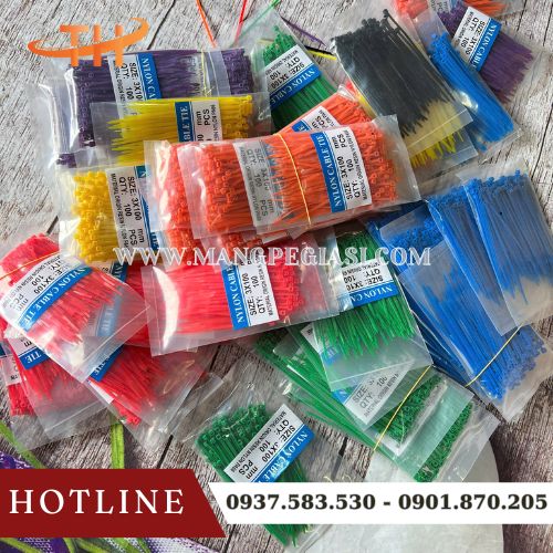 Dây rút nhựa nhiều màu sắc nổi bật Dây rút nhựa nhiều màu sắc nổi bật