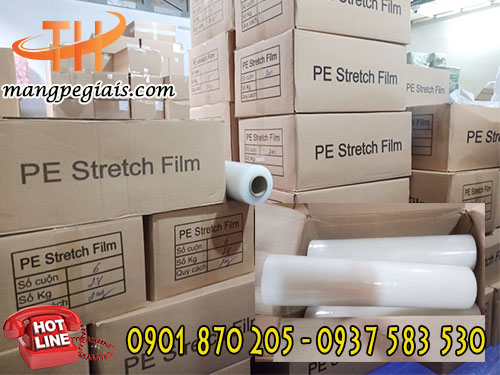 Màng PE quấn pallet hàng hóa