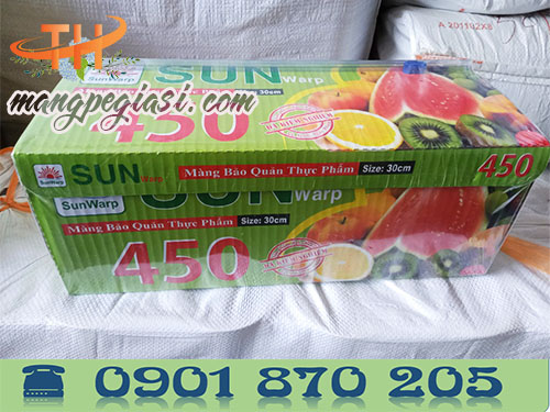Màng bọc thực phẩm Sun Wrap kt 30cm * 450