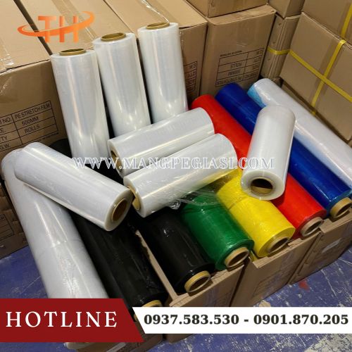 Màng PE bọc hàng quấn pallet siêu dính Màng PE bọc hàng quấn pallet siêu dính