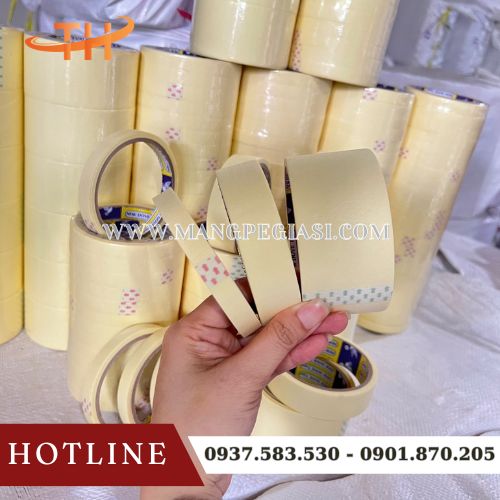 Băng keo giấy nhăn 1F2, 2F4, 4F8 Băng keo giấy nhăn 1F2, 2F4, 4F8