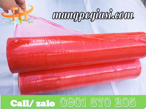 Màng pe màu đỏ khổ 50cm