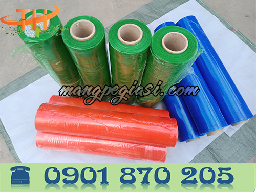 Cuộn màng pe màu khổ 50cm * 3kg * lõi 200gr
