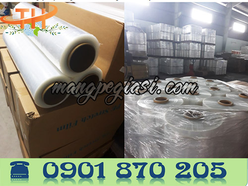 Màng pe quấn hàng, quấn pallet giá sỉ rẻ