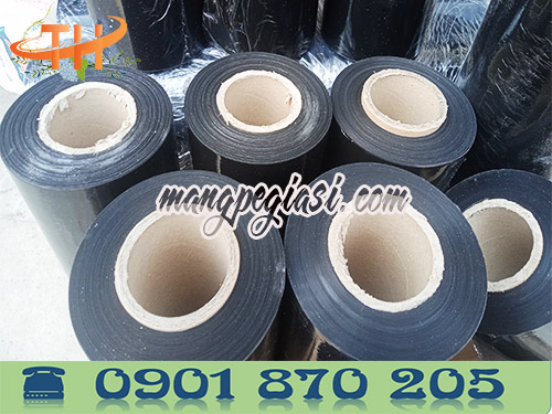 Màng pe đen khổ 25cm * 2kg4 * lõi 200gr