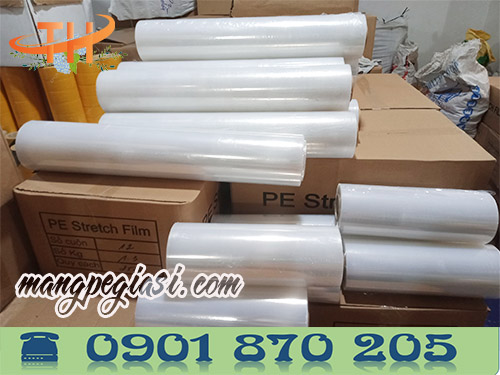 Các kích cỡ màng pe quấn tay Thu Hồng cung cấp