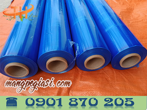 Cuộn pe màu xanh dương khổ 50cm * 3kg * lõi 200gr