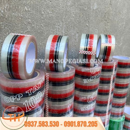 Băng dính in logo bám dính tốt Băng dính in logo bám dính tốt