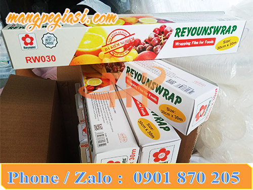 Cuộn màng bọc thực phẩm Reyouns kt 30cm * 30m