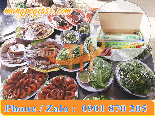 Sử dụng màng bọc giúp giữ vệ sinh cho thực phẩm