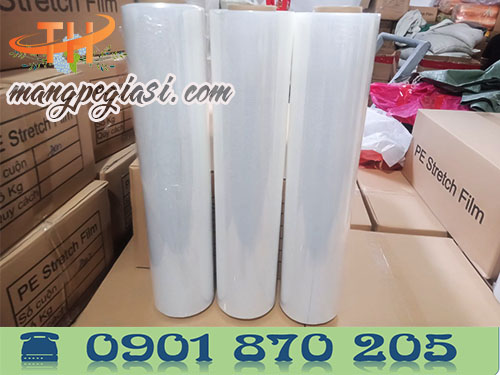 Cuộn pe quấn hàng khổ 50cm * 3kg5 * lõi 300gr