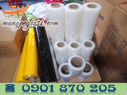 Các loại màng pe quấn pallet nhiều kích cỡ