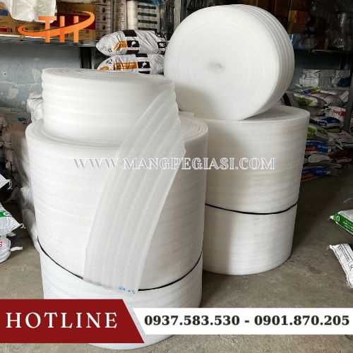 Màng xốp PE trắng chống sốc hấp thụ lực va đập Màng xốp PE trắng chống sốc hấp thụ lực va đập