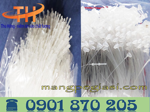 Đạn xỏ, ti xỏ treo nhãn mác đầu khóa tròn