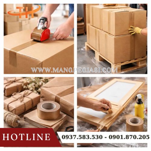 Một số ứng dụng của băng keo giấy nâu da bò Một số ứng dụng của băng keo giấy nâu da bò